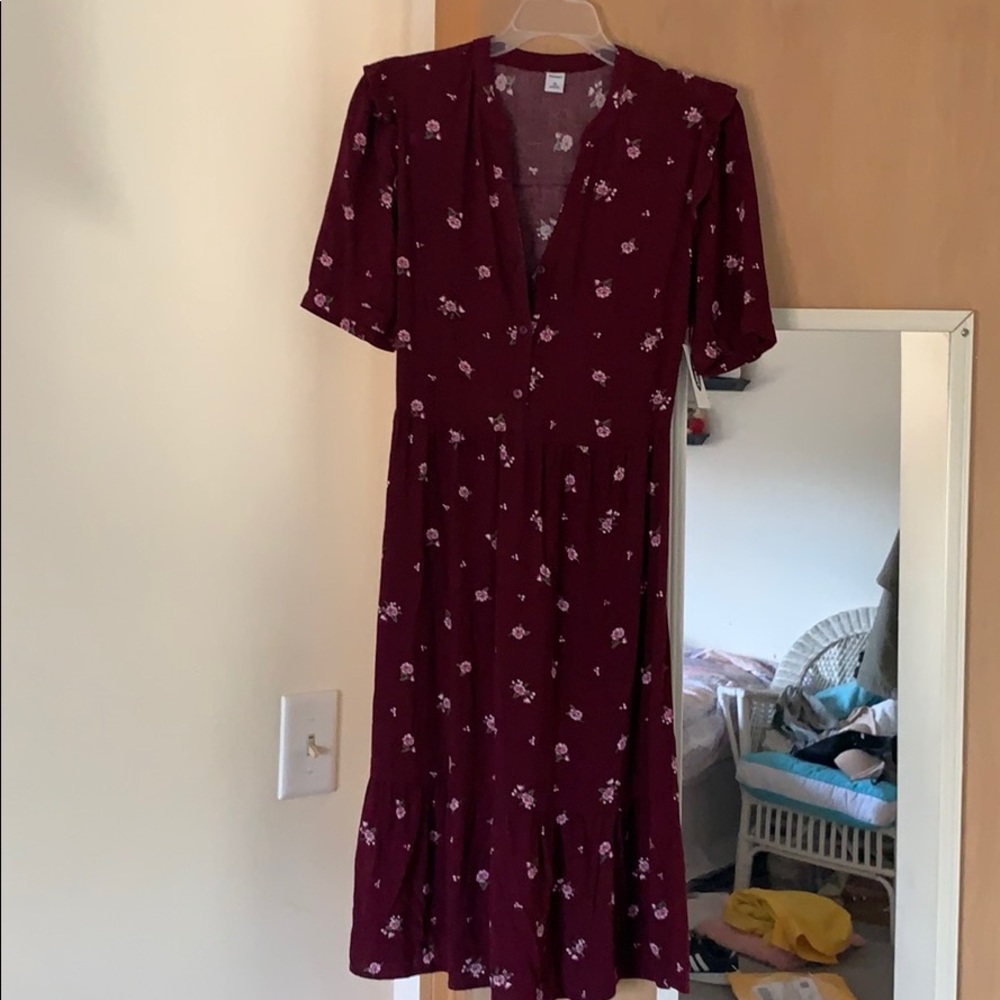 Old Navy Floral Midi Dress